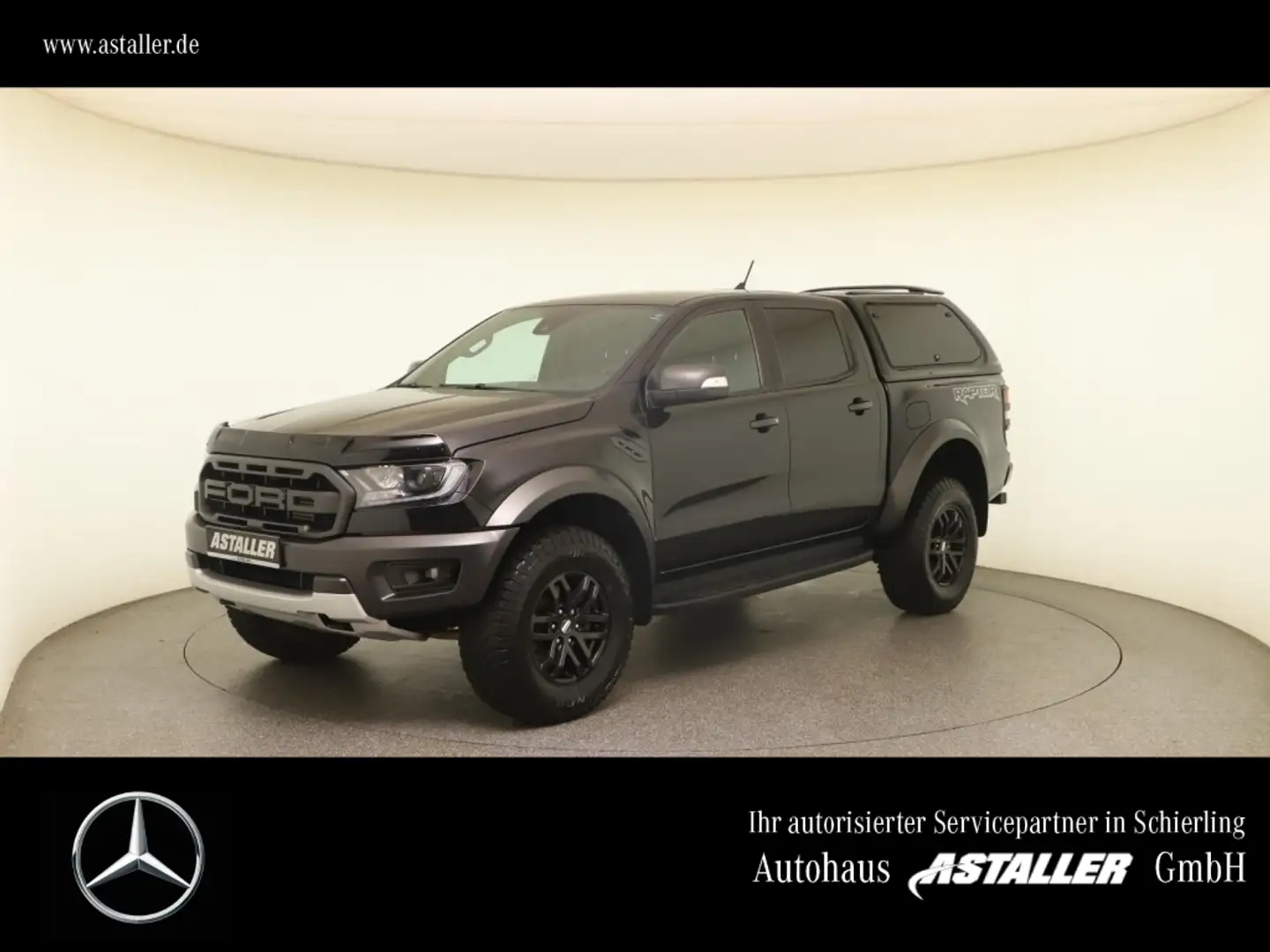 Ford Ranger 2.0 TDCi Raptor 4x4 DoKa Hardtop+Staheizg Zwart - 1