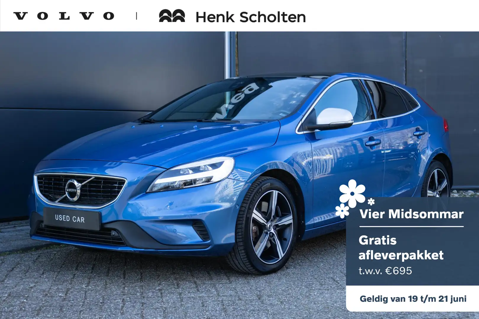 Volvo V40 T3 Automaat Polar+ Sport | Panoramadak | Alarmklas Bleu - 1