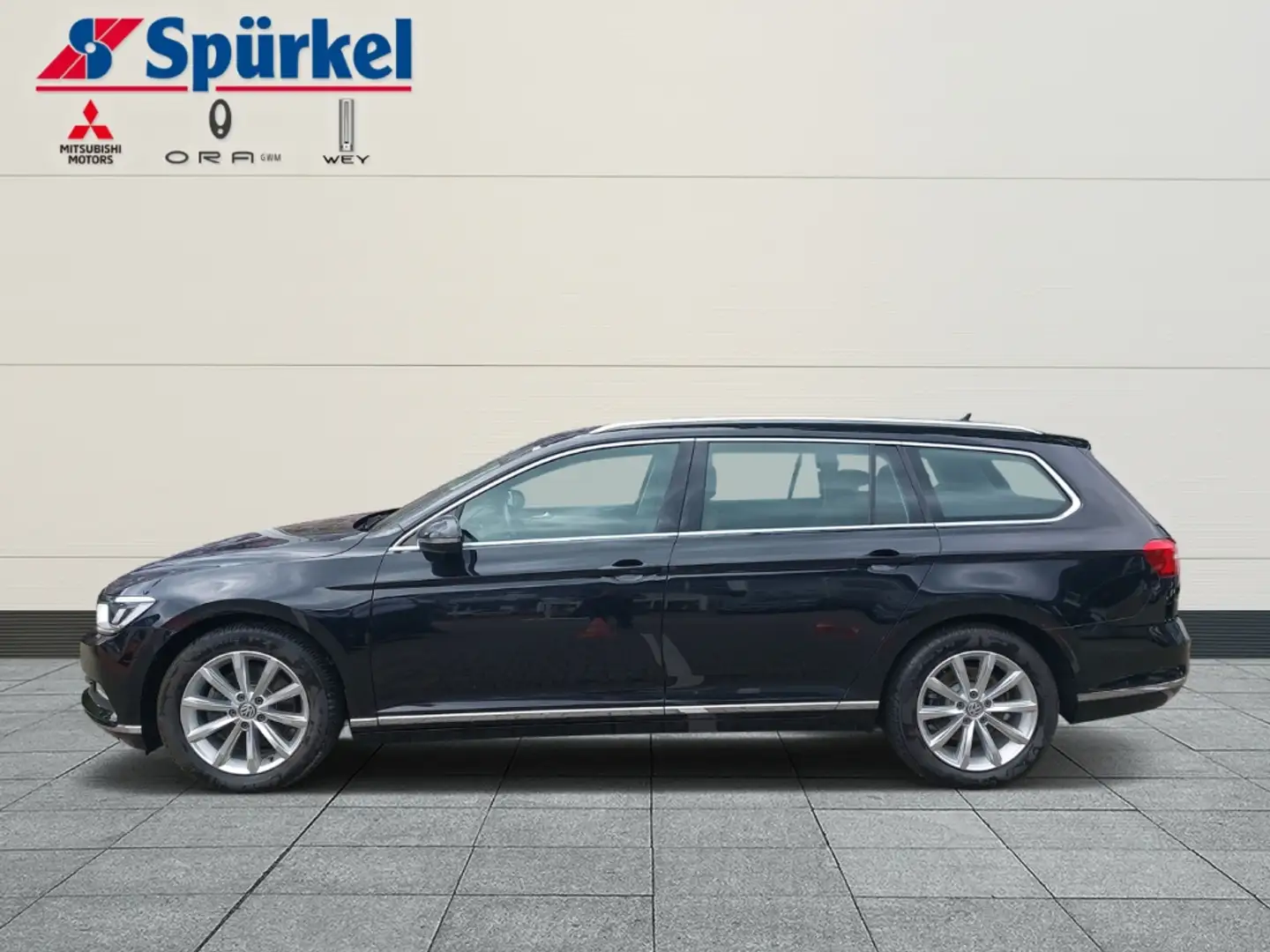Volkswagen Passat VII 2,0 TDI Highline, Leder, Panoramadach Schwarz - 2