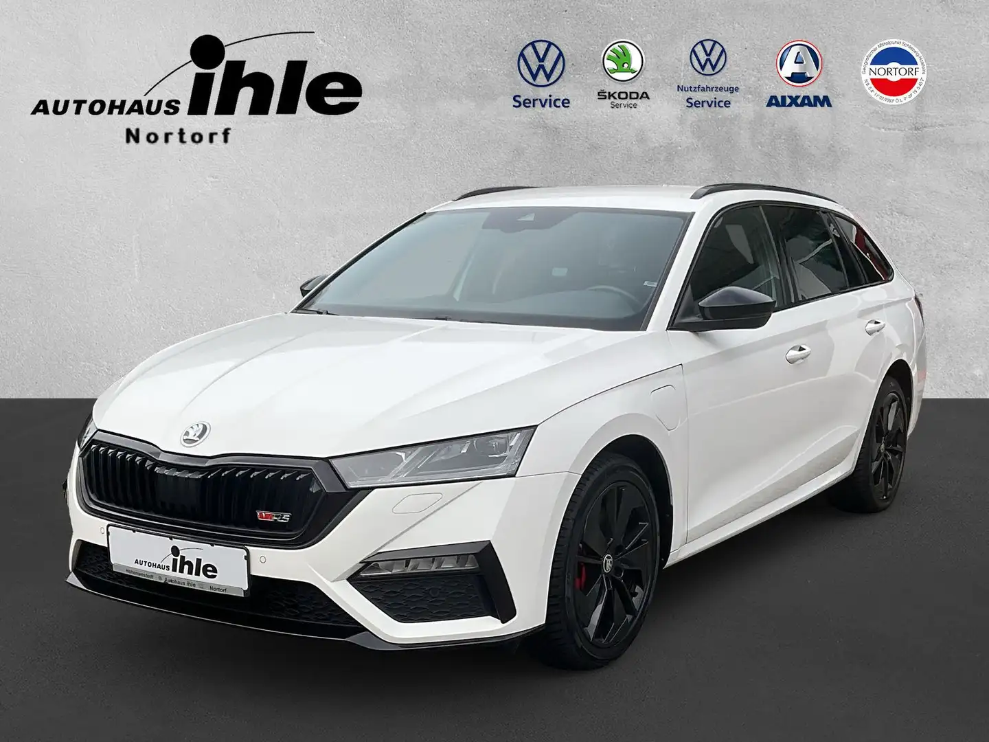 Skoda Octavia III Combi RS iV 1.4 Hybrid TSI DSG PDC S Weiß - 1