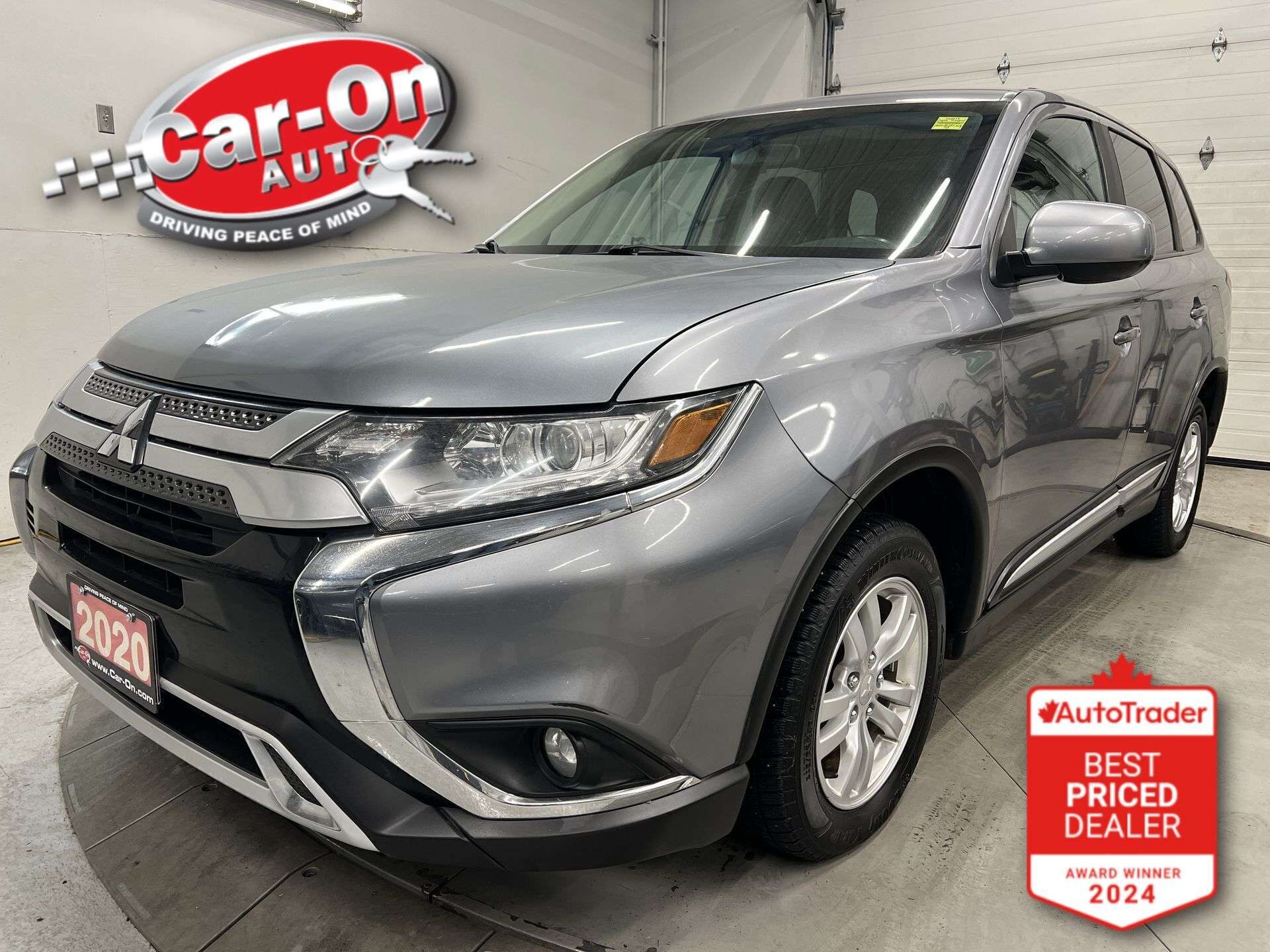 Silver 2020 Mitsubishi Outlander ES S-AWC SUV / Crossover All-Wheel Drive Automatic