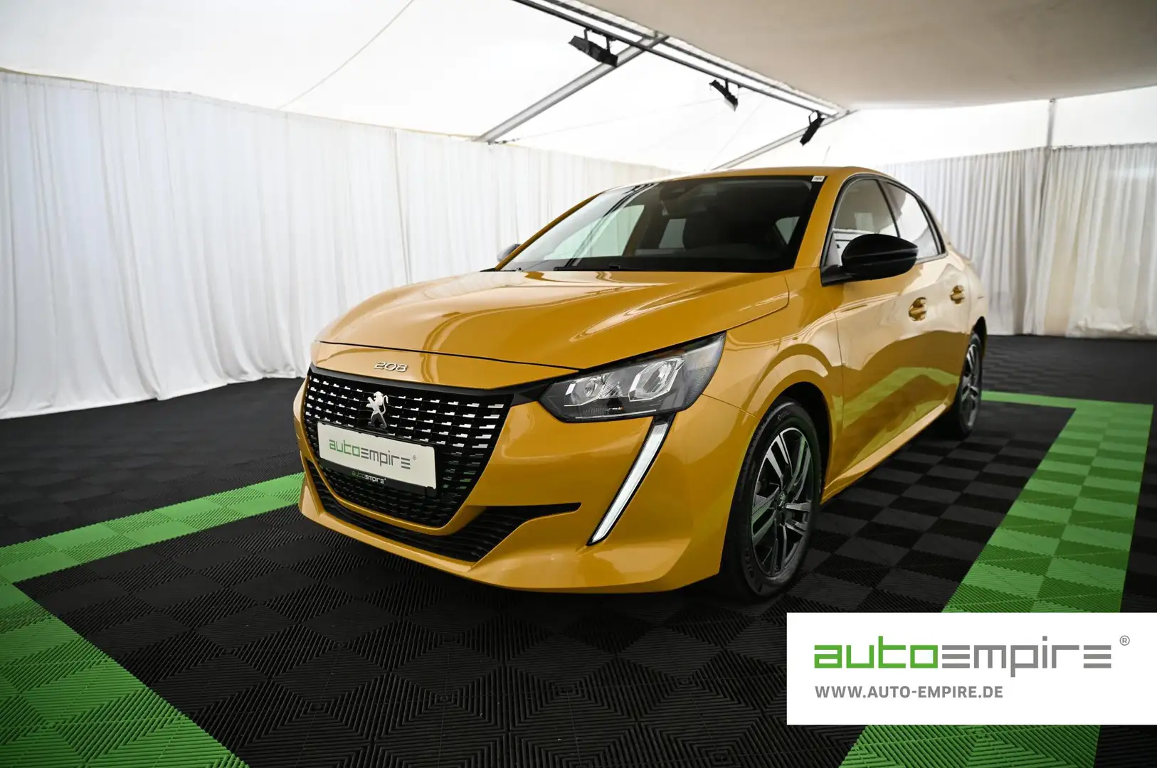 Peugeot 208 1.2 PT 100 Allure LED/NAVI/T-LEDER/DAB/16 Jaune - 1