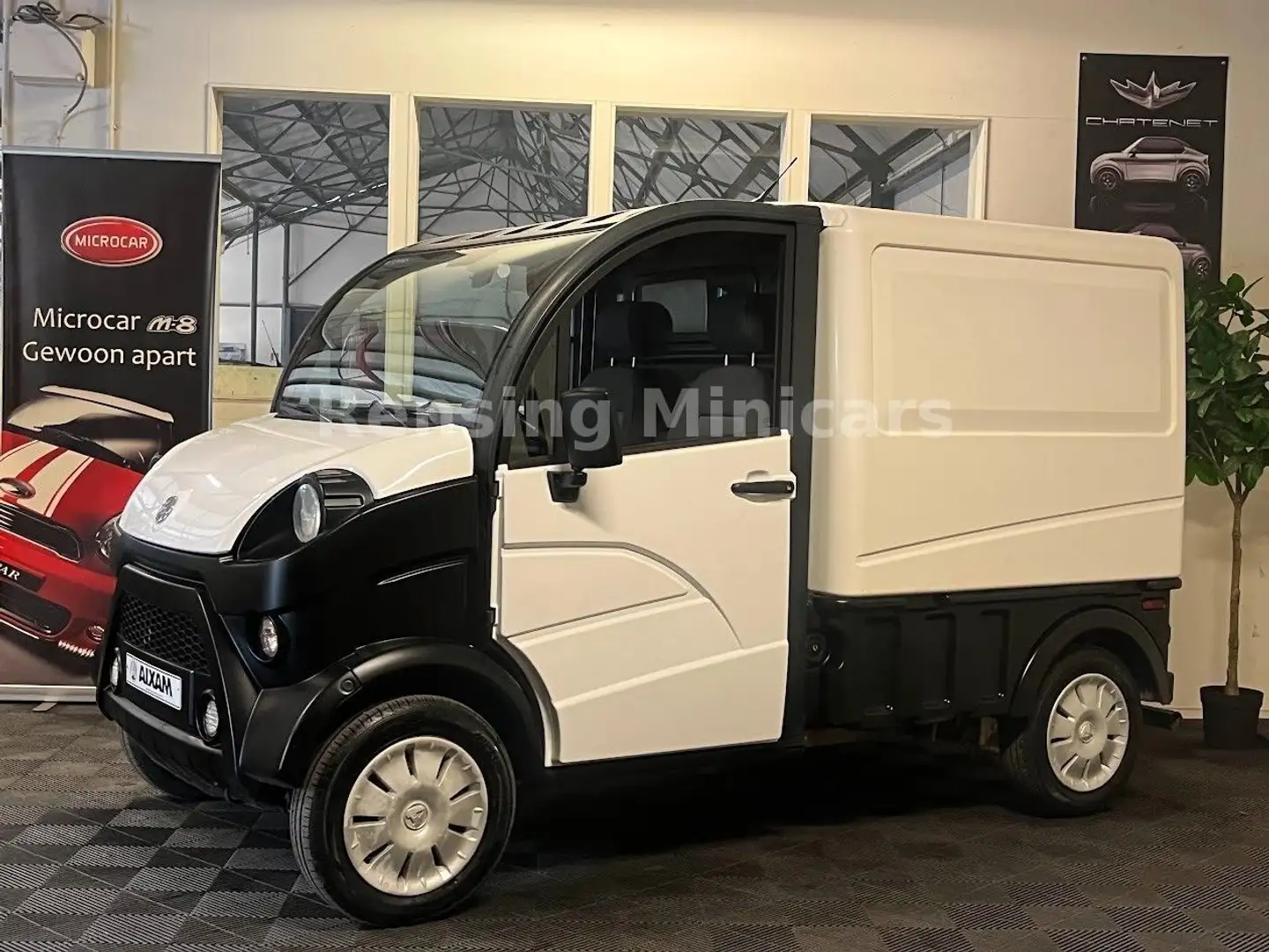Aixam D-Truck PRO VAN KASTENWAGEN Mopedauto Microcar Alb - 1