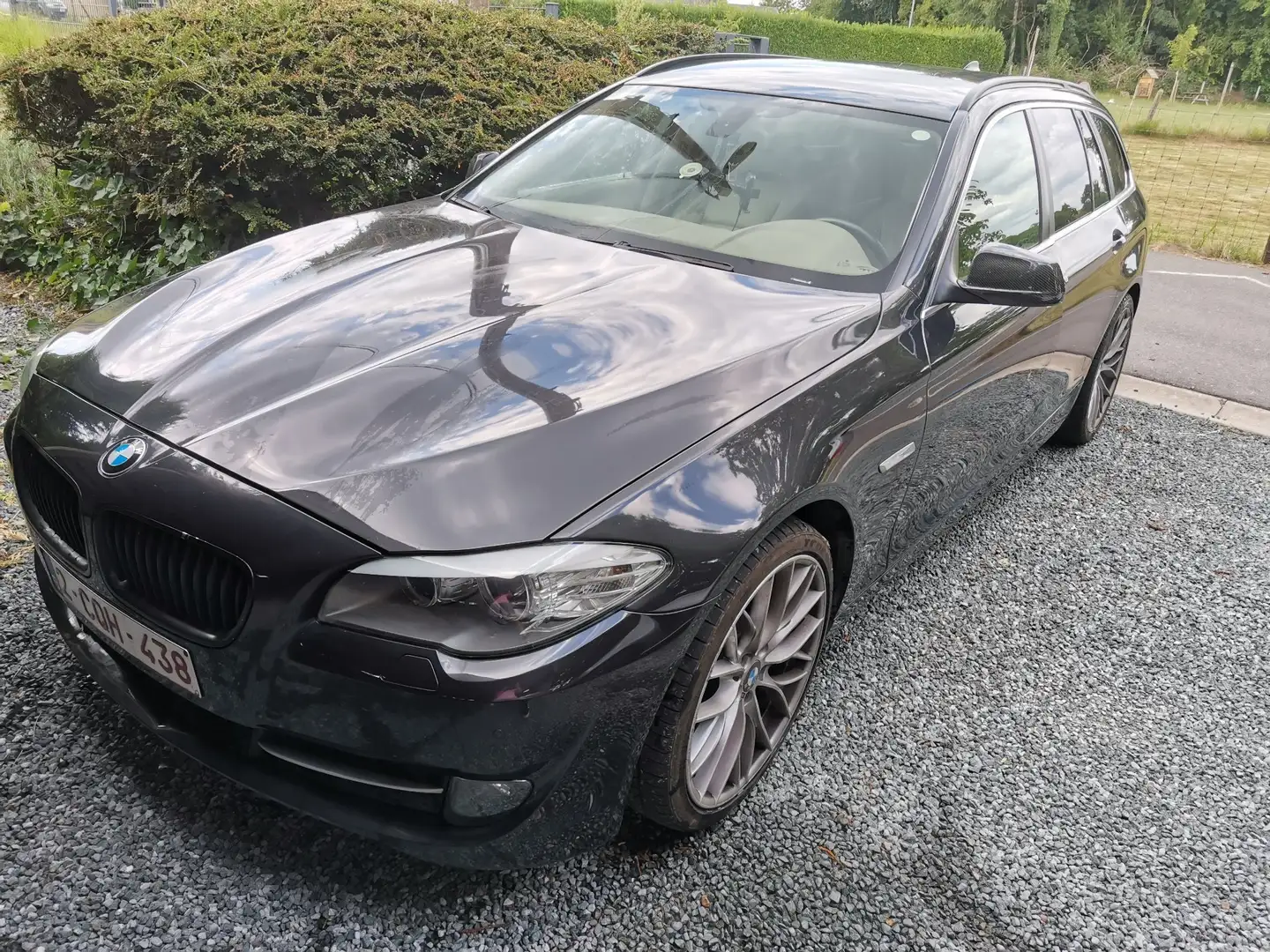 BMW 520 520d Touring Zwart - 2