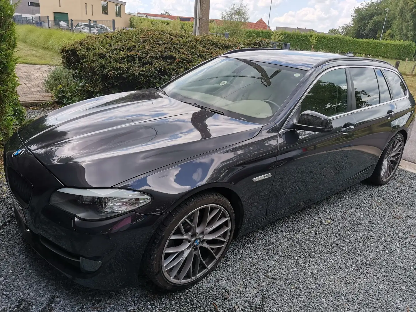 BMW 520 520d Touring Zwart - 1