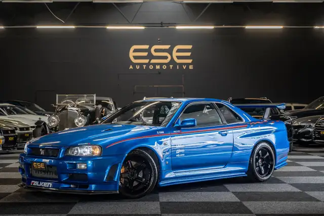 Nissan Skyline R34 GTR V-spec II Nismo S-tune S2 Bayside Blue