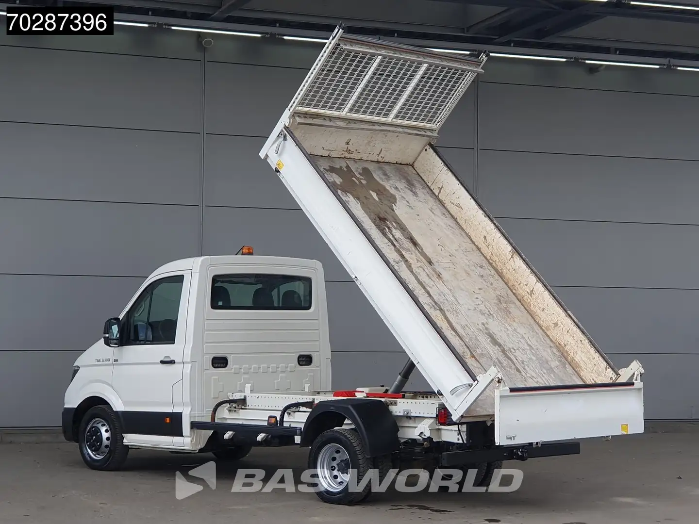MAN TGE 3.180 Kipper Dubbellucht 3,5t Trekhaak Airco Cruis Blanc - 2