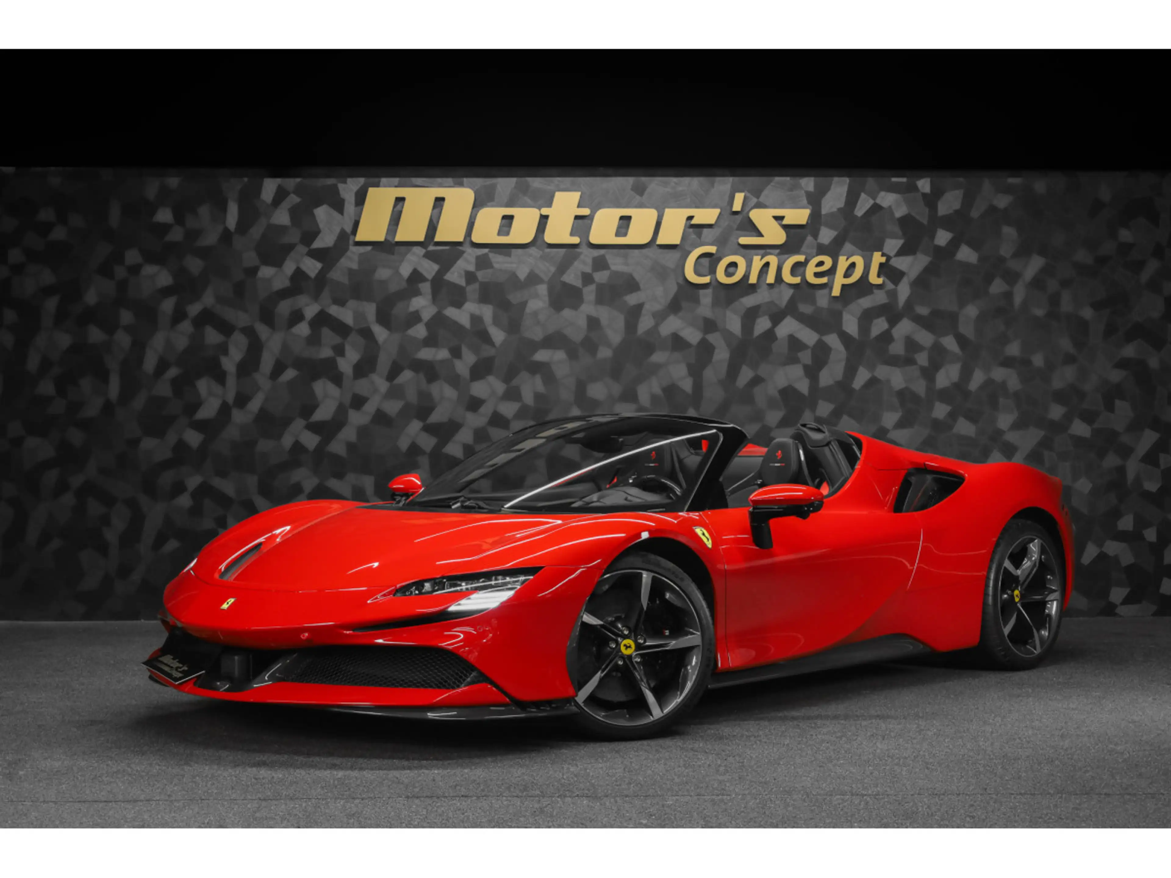 Ferrari SF90 Spider V8 - ROSSO CORSA METALLIC - FULL CARBON