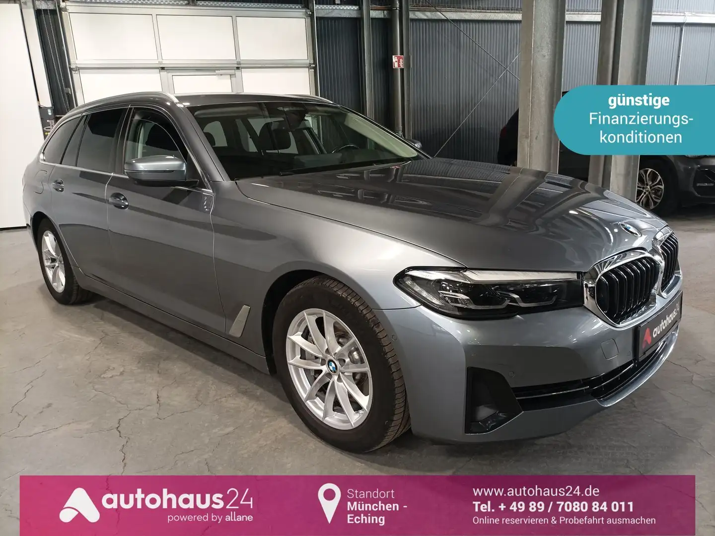 BMW 530 i MHD LED|Navi|ACC|ParkAssist|360° Blauw - 1