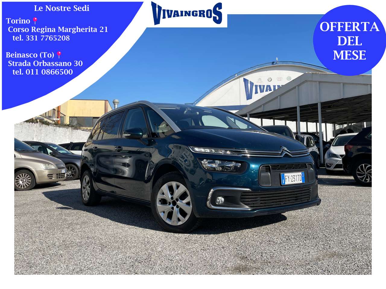 Citroen Grand C4 SpaceTourer 1.5 BlueHDi EAT8 130CV Business 7 POSTI
