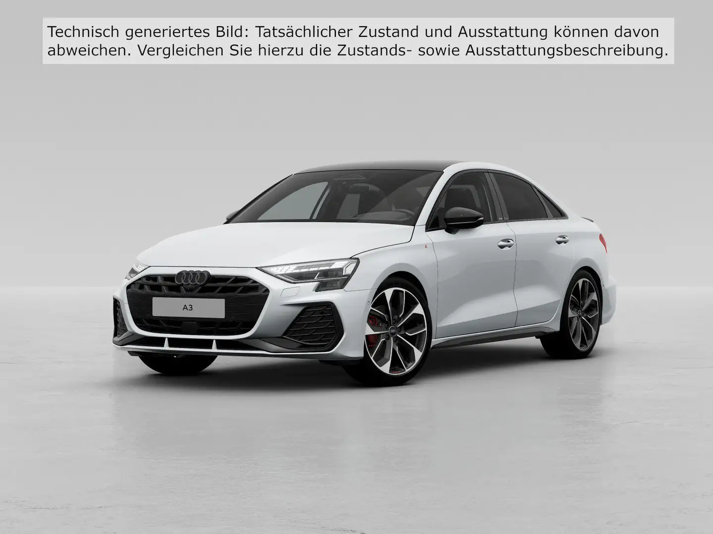 Audi A3 S line TFSI quattro S tronic Weiß - 2