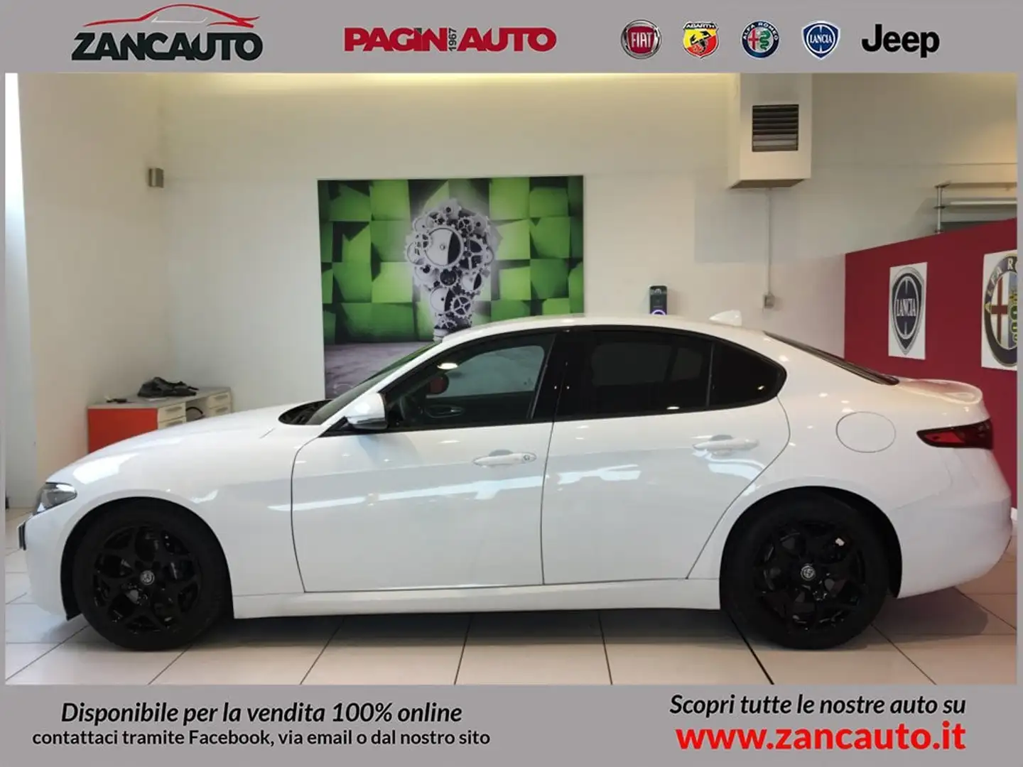 Alfa Romeo Giulia 2.2 Turbo Diesel 180 CV AT8 Super MY16 Blanco - 1