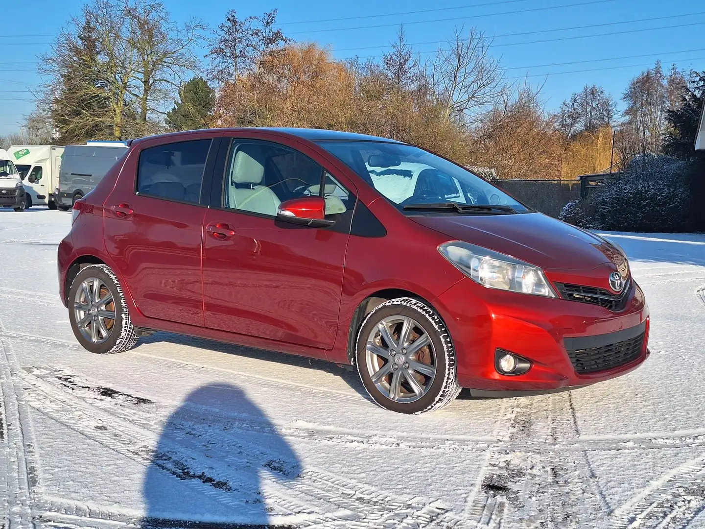 Toyota Yaris 1.33i Executive panodak leder cam GPS Prachtstaat! Rouge - 1