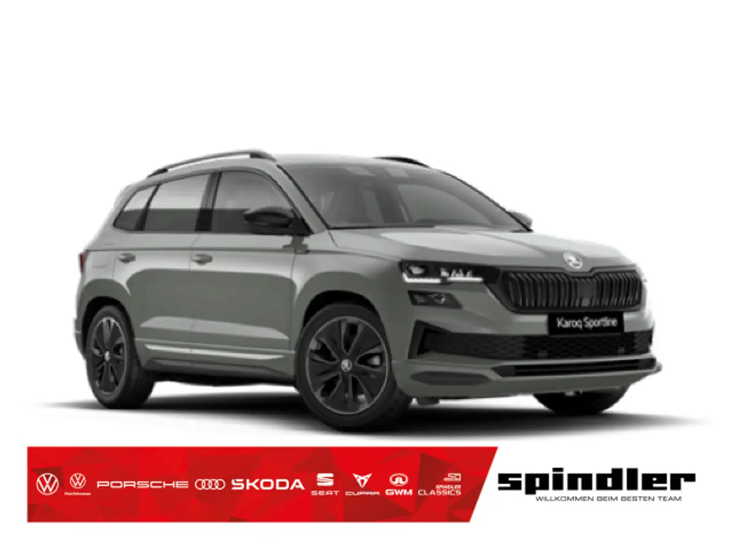Skoda Karoq Skoda Karoq Sportline 150 PS !!GEWERBEKNALLER!! Grau - 1