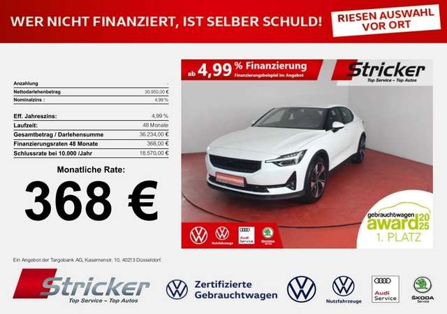 Imagine Polestar 2 Long Range Single Motor 368,-ohne Anzahlung Pilot