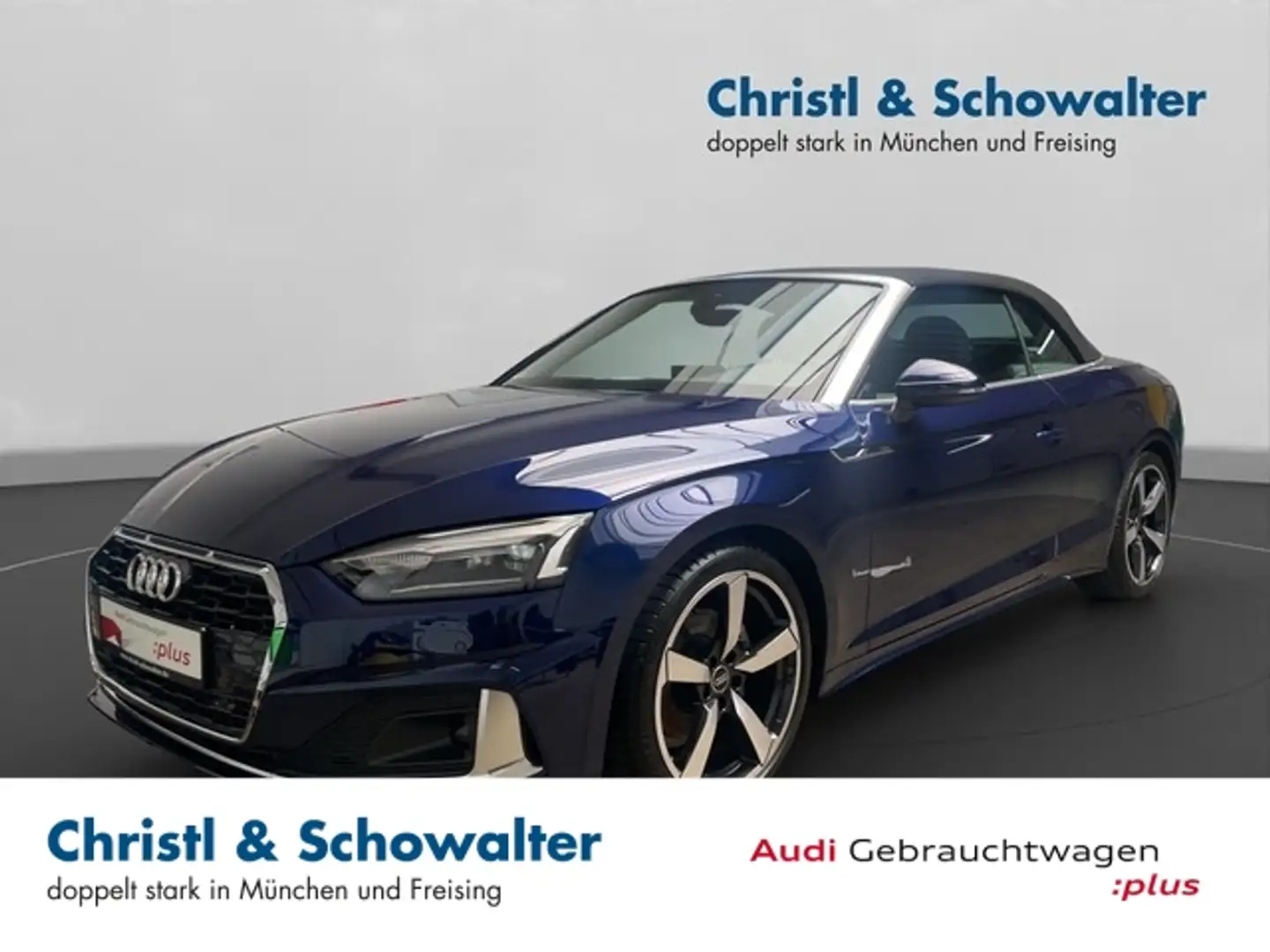 Audi A5 Cabrio 35TFSI Advanced AHK NAVI SOUND SPORT Blauw - 1