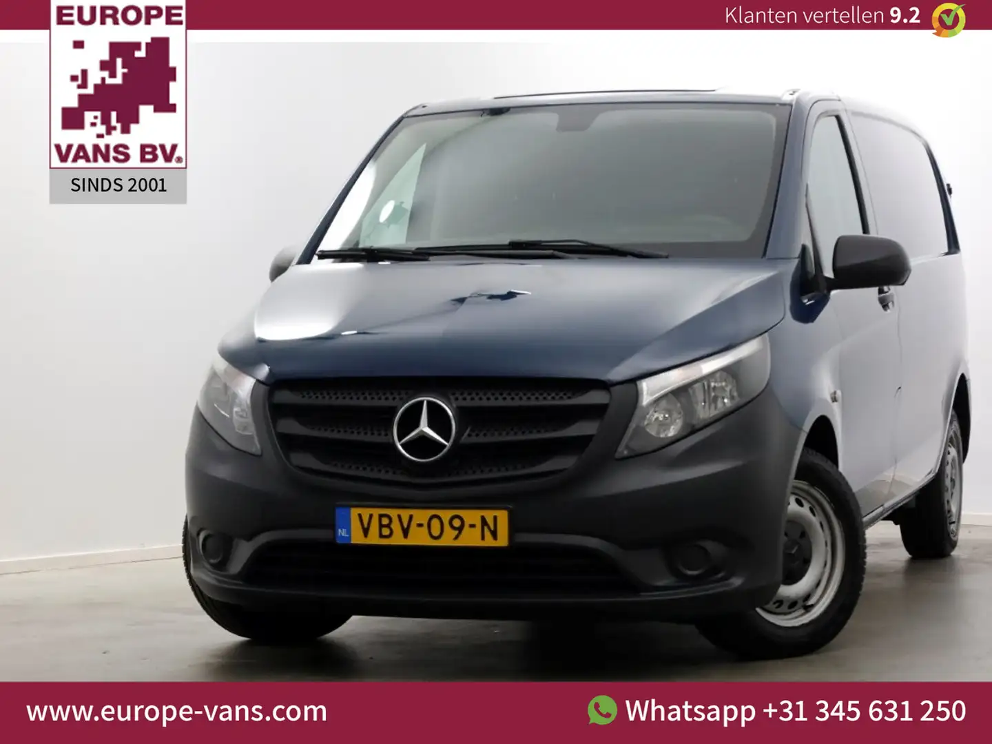 Mercedes-Benz Vito 114 CDI 136pk E6 RWD Kort 7G Automaat Airco/Navi/C Bleu - 1