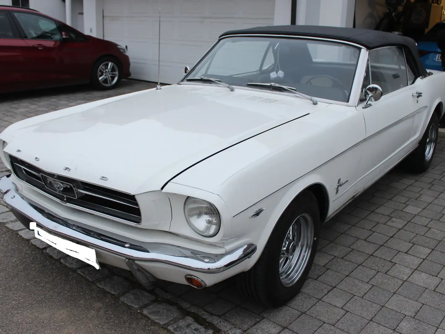 Ford Mustang Cabrio/Convertible 289CU V8 Top-Zustand Weiß - 1