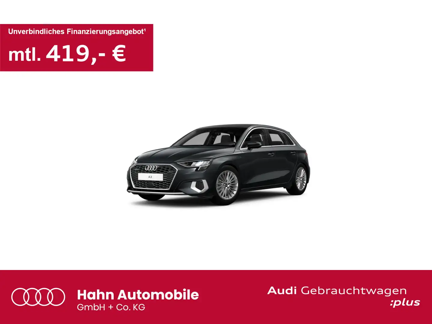 Audi A3 40 TDI quattro advanced Pano Virtua Grau - 1