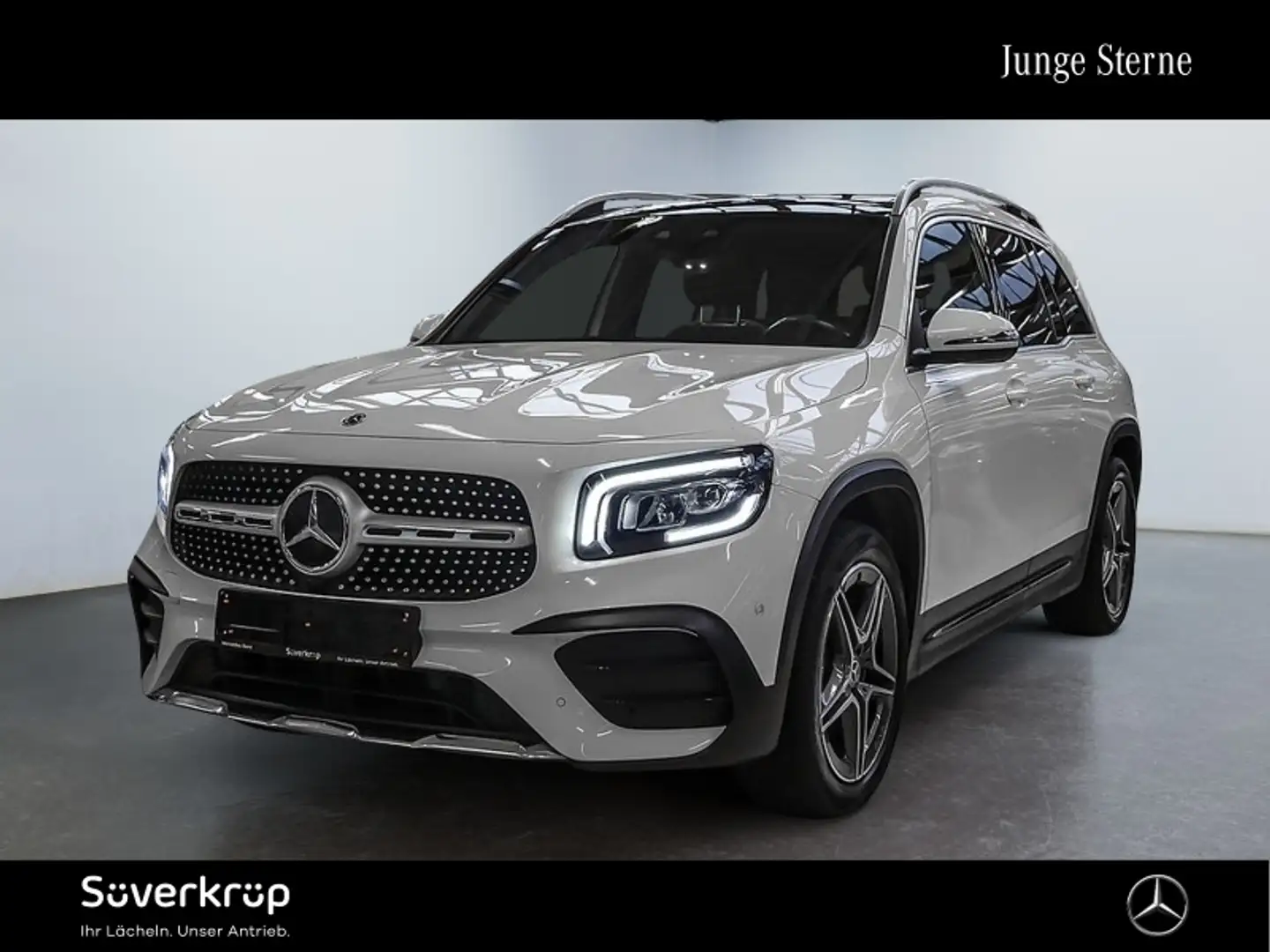 Mercedes-Benz GLB 200 AMG AHK KAMERA PANO SPUR PDC SHD SHZ Weiß - 1