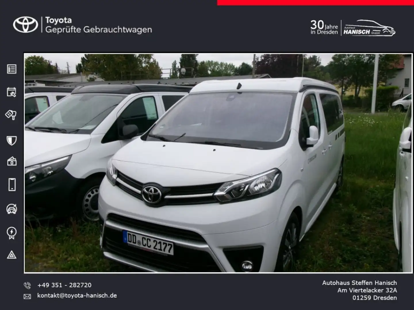 Toyota Proace 2,0-l-D-4D L1 (5-Si.) Verso Team Deutschland Weiß - 1