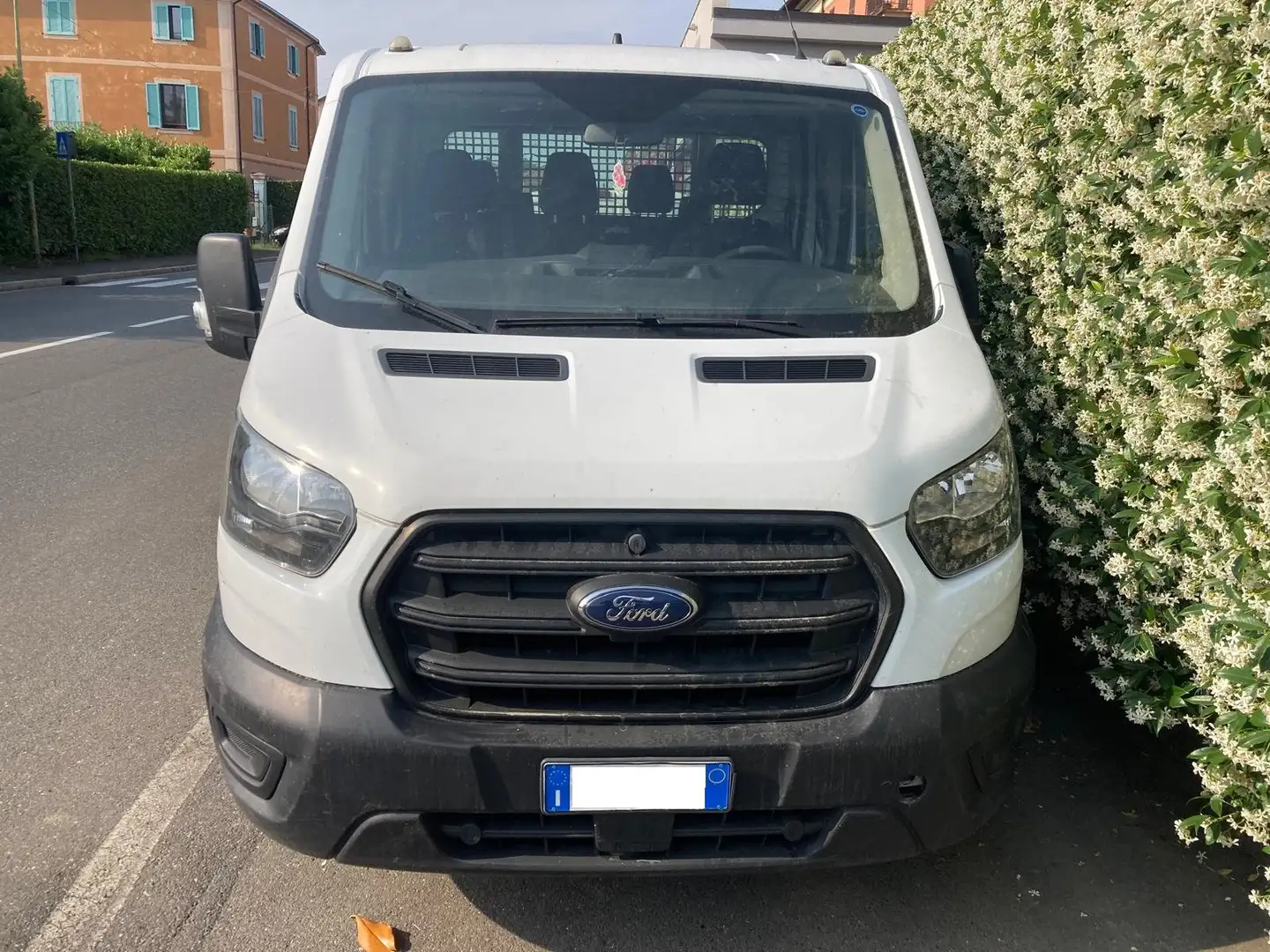 Ford Transit Doppia Cabina 7 posti Cassone Fisso Bianco - 1