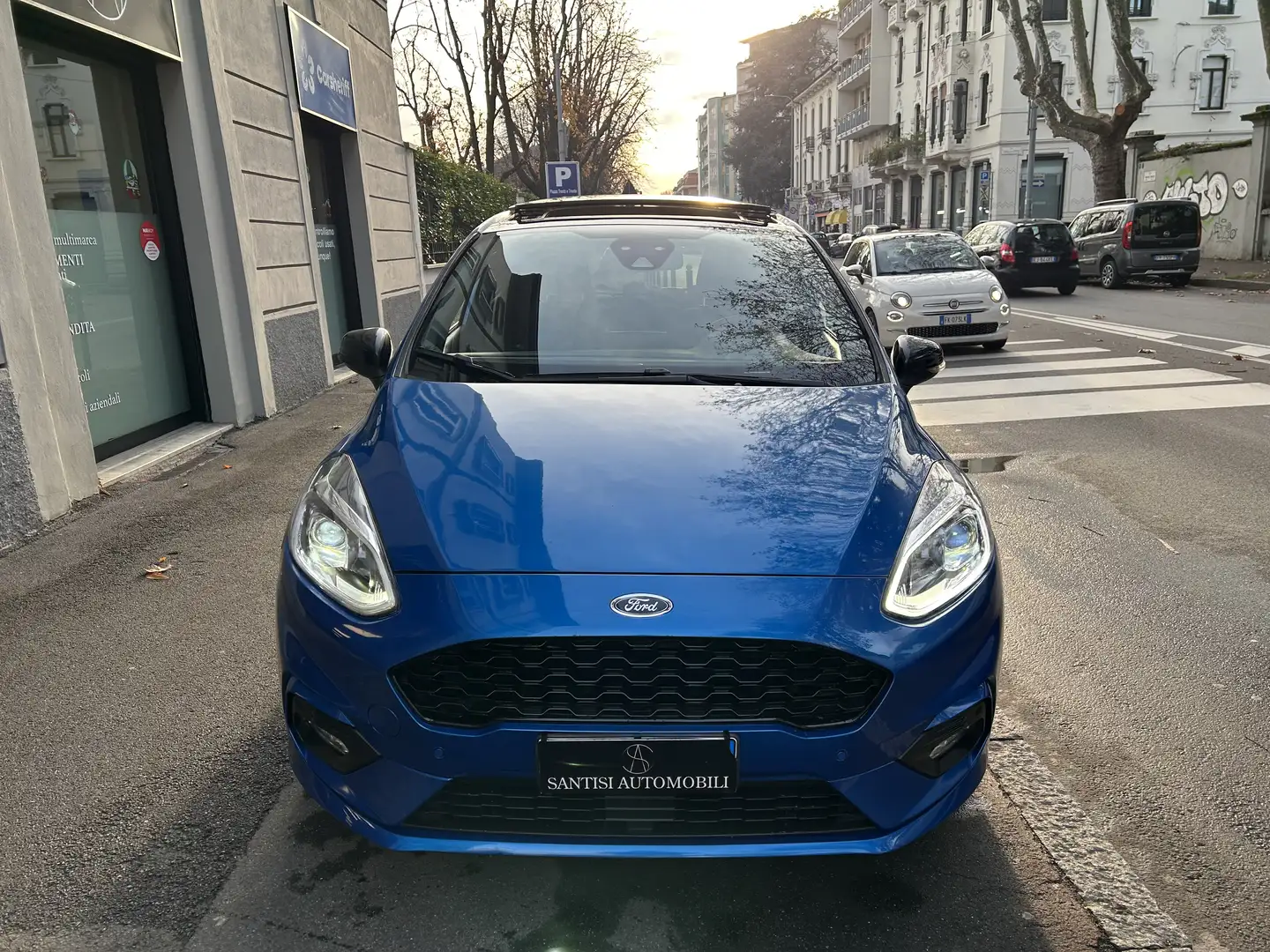 Ford Fiesta 1.0 EcoBoost ST-LINE 100cv my19 TETTO*RETROCAMERA* Azul - 2