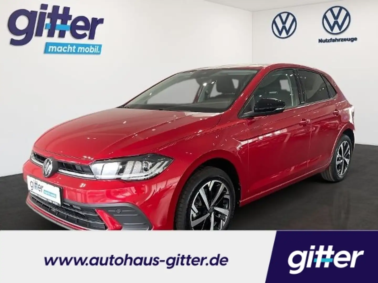 Volkswagen Polo 1.0 TSI MOVE KAMERA NAVI ACC Digitales Cockpit App Rot - 1