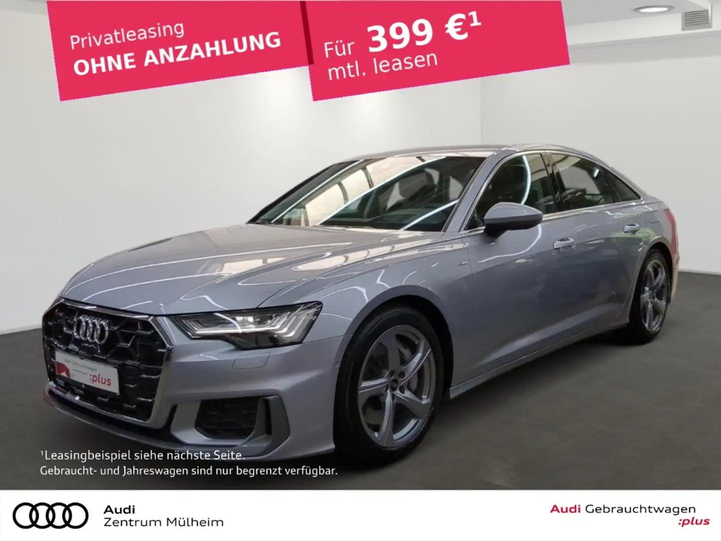 Audi A6 Lim. 50 TFSI e quattro S line Navi Leder HD Matrix Silber - 1