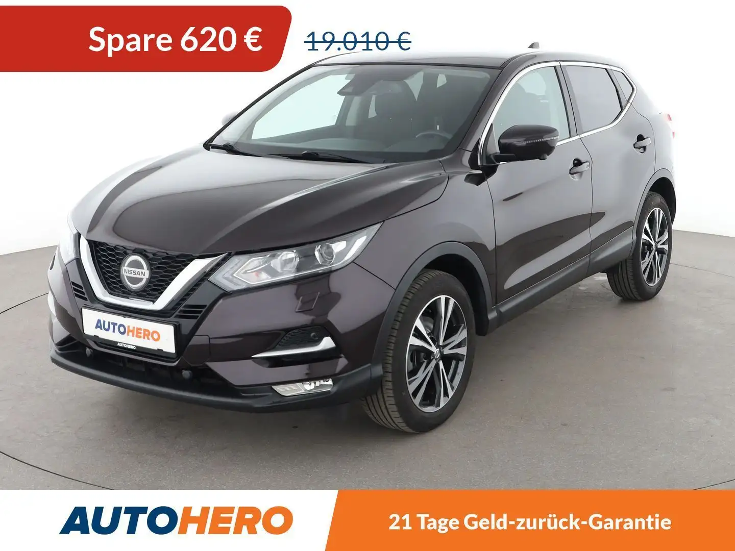 Nissan Qashqai 1.3 DIG-T N-Connecta *NAVI*360CAM*SHZ*TEMPO*ALU* Mauve - 1
