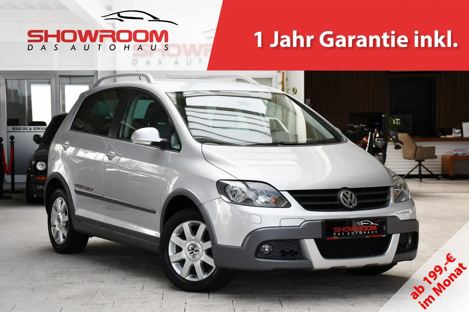 Volkswagen Golf Plus V CrossGolf PDC Licht + Sicht Shz 1.Hd Silber - 1