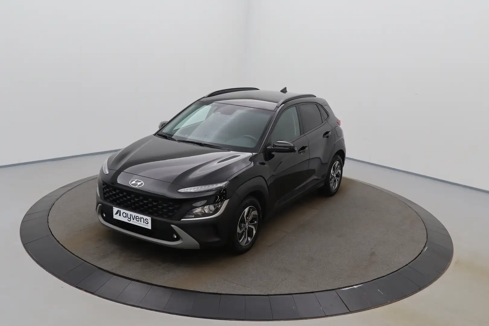 Hyundai KONA 1.6 GDi HEV DCT Techno GPF GPS PDC CAM Carplay Cru Schwarz - 1