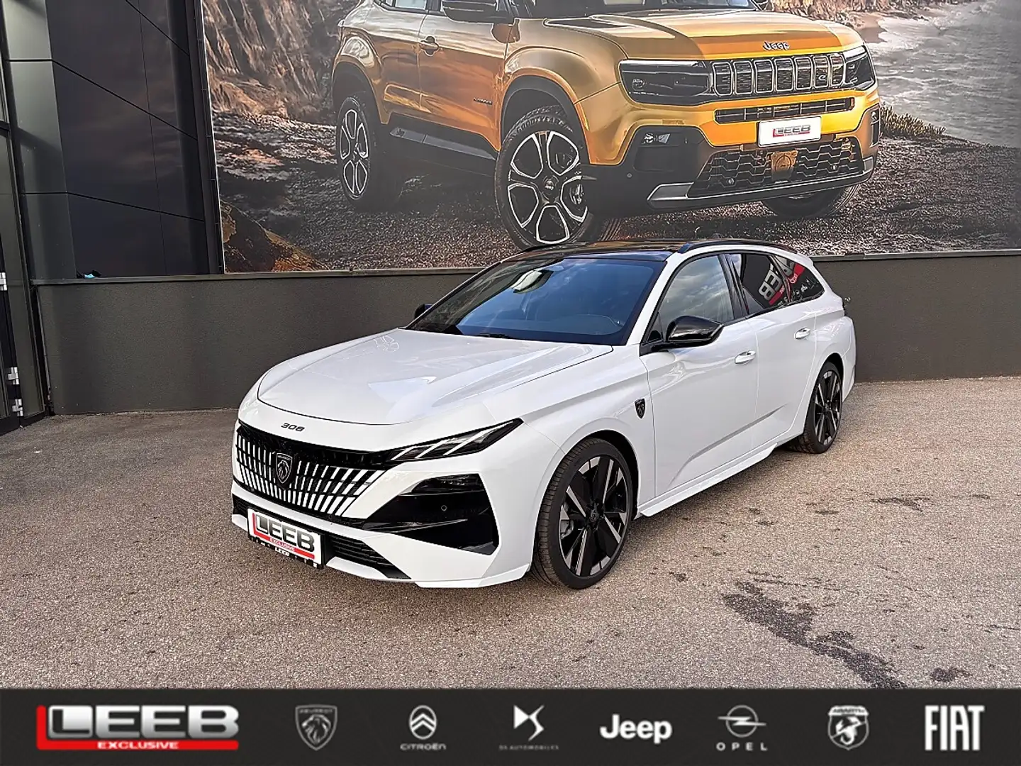Peugeot 308 SW Hybrid 145 e-DSC6 GT inkl. Sensation Pack, 3... Weiß - 1