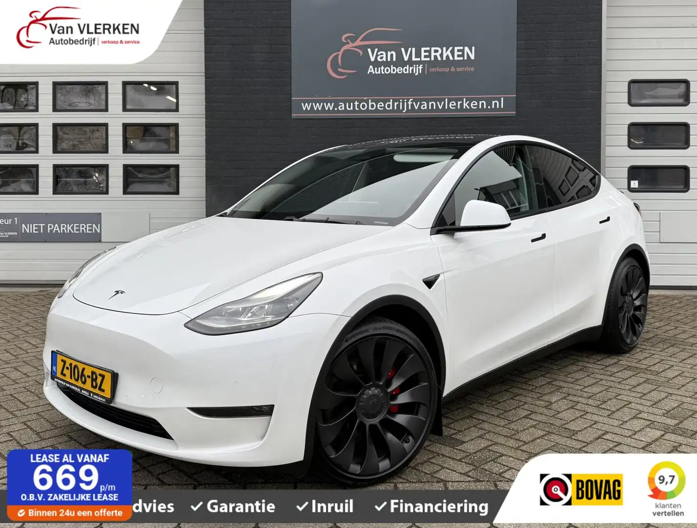 Tesla Model Y Performance AWD 75 kWh Blanc - 1