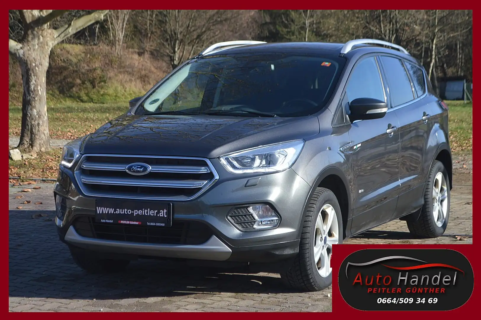 Ford Kuga 2,0 TDCi AWD+NAVI+XENON+AHK+TE Grau - 1