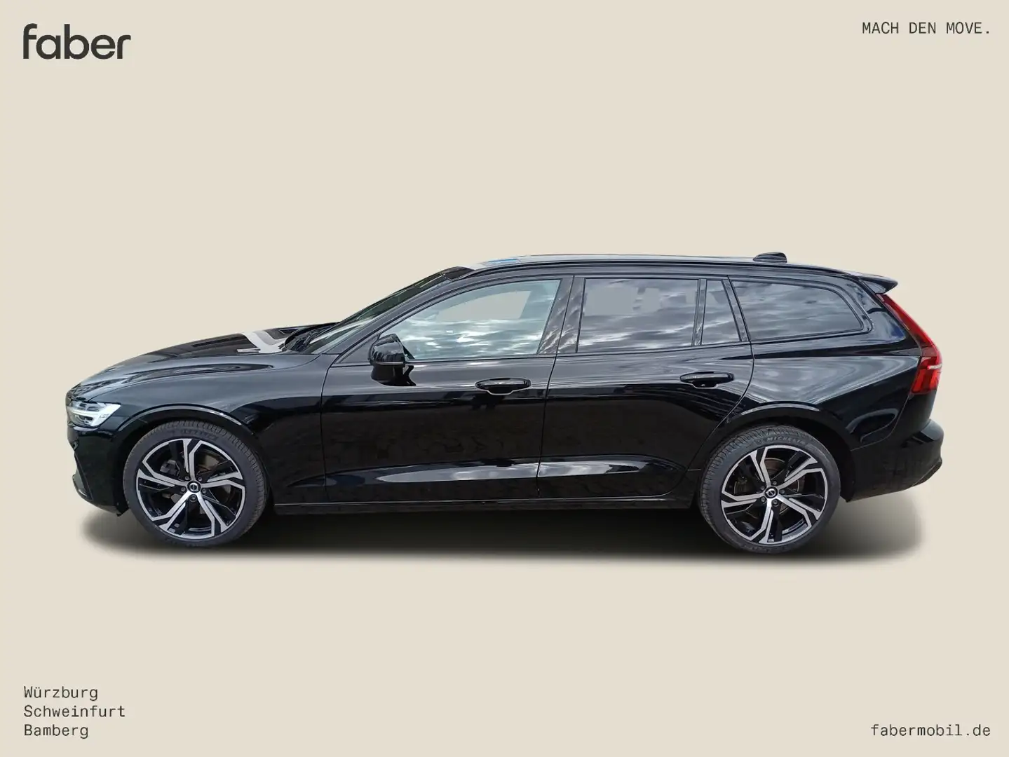 Volvo V60 B4 Diesel Plus Dark Negru - 1