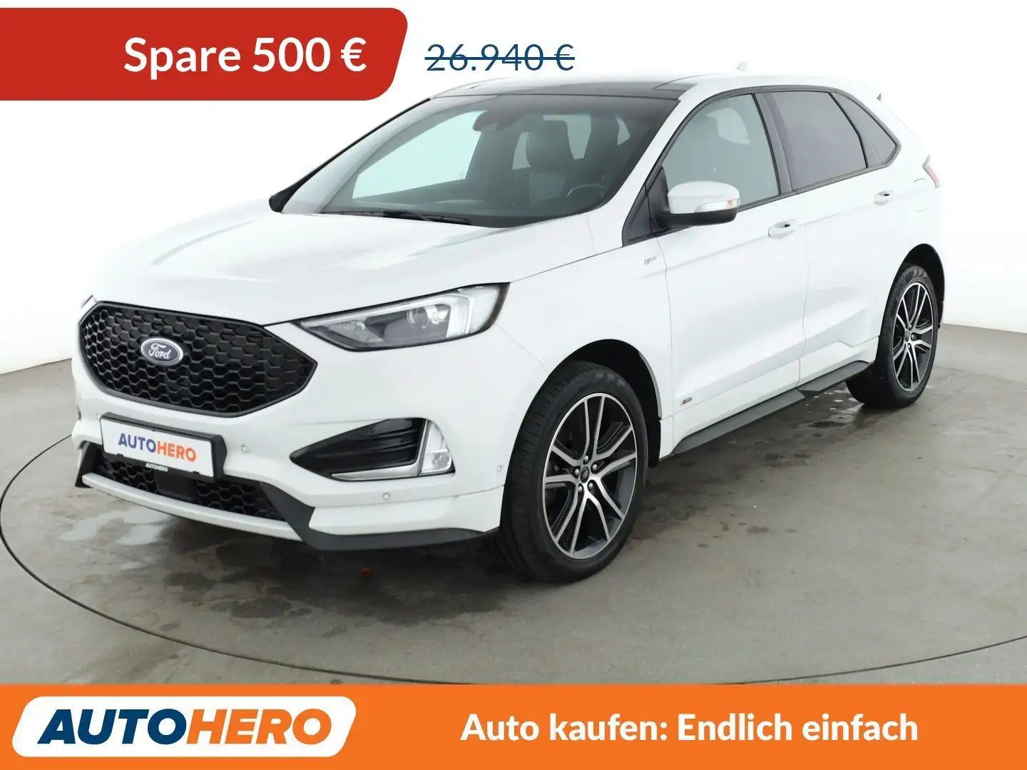 Ford Edge 2.0 TDCi EcoBlue ST-Line 4x4 Aut*NAVI*TEMPO*CAM* Weiß - 1