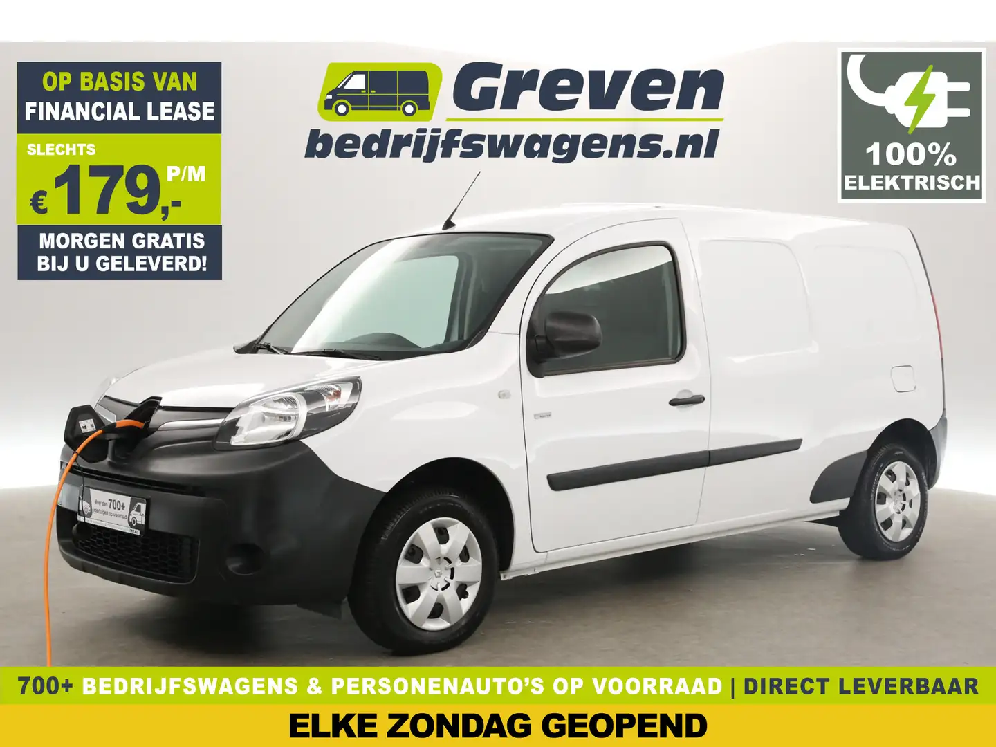 Renault Kangoo Z.E. Maxi L2H1 Huur Accu | Elektrisch | EMISSIEVRIJE ZO Blanc - 1