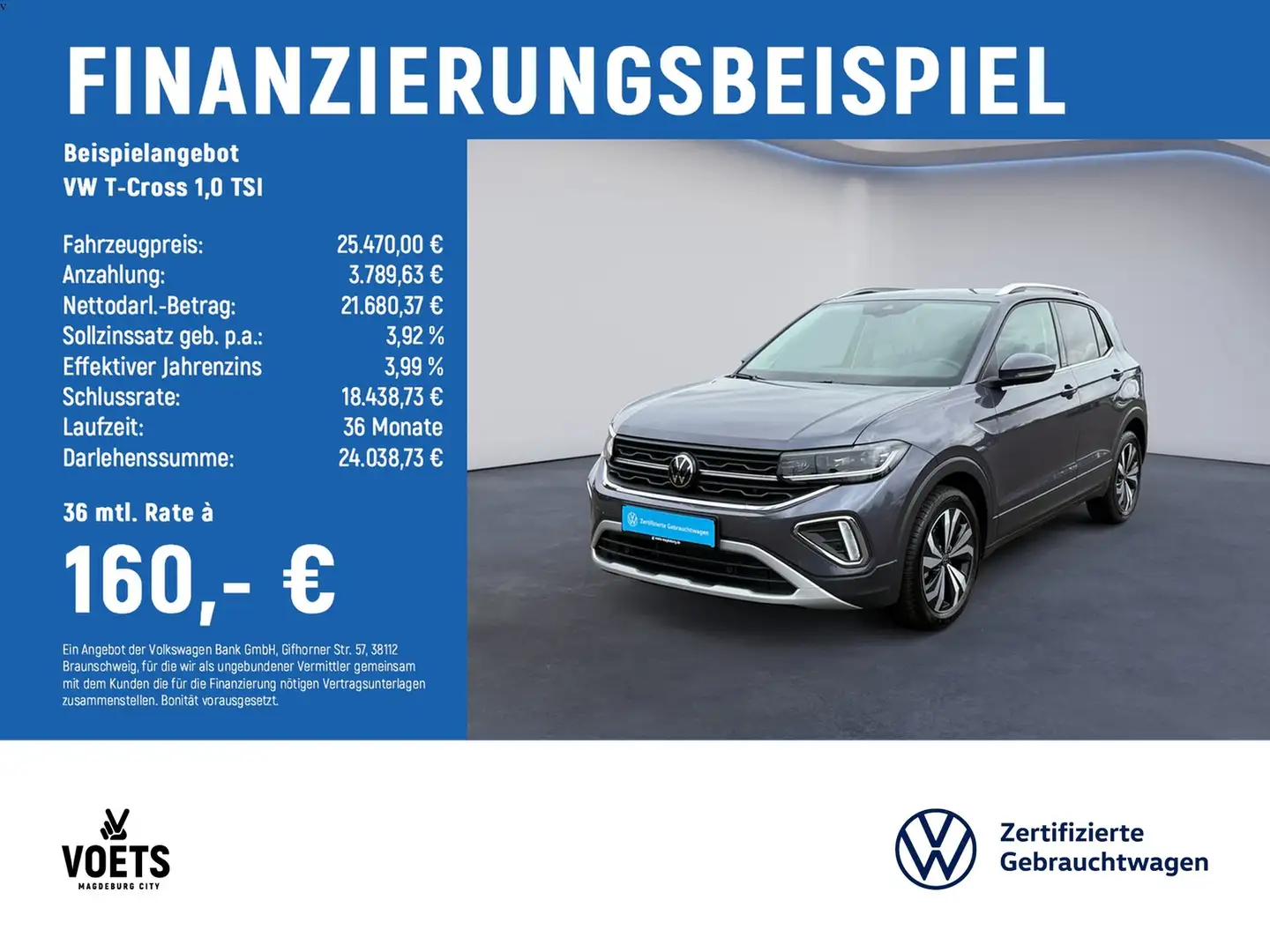 Volkswagen T-Cross 1,0 TSI Style DSG+NAVI+IQ-LIGHT Gris - 2