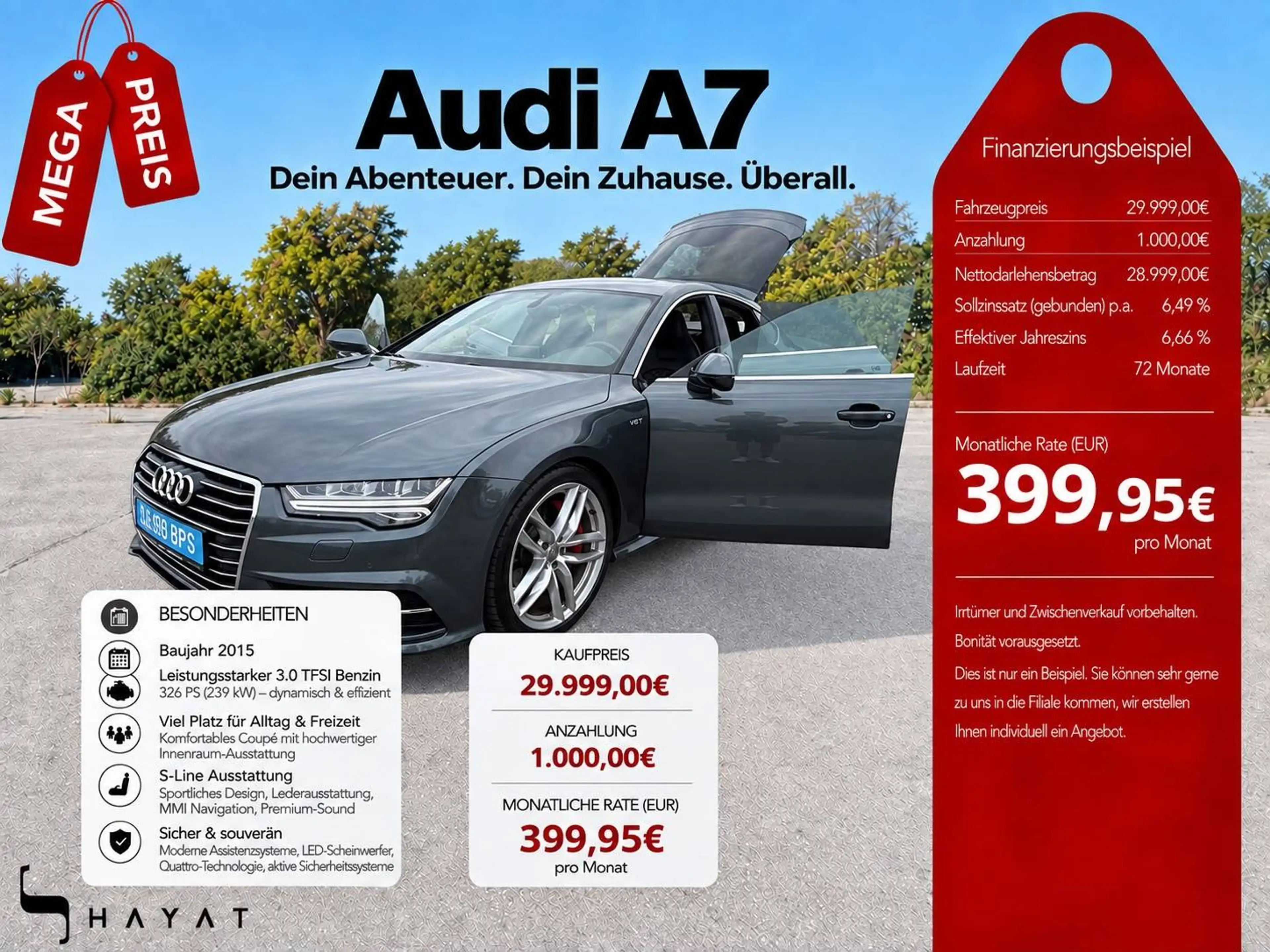 Audi A7 3.0 TDI clean diesel quattro competition