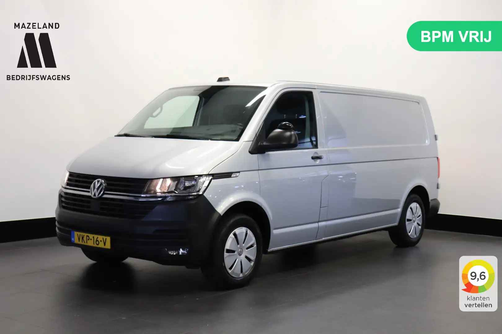 Volkswagen T6.1 Transporter 2.0 TDI 150PK L2 Automaat EURO 6 - Airco - Navi - Gris - 1