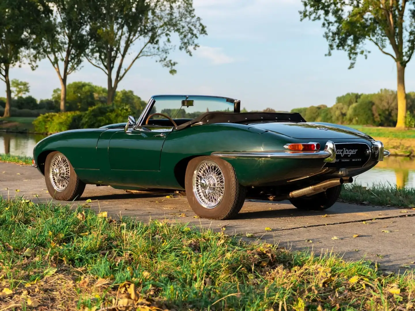 Jaguar E-Type Serie 1 4.2 roadster Vert - 2