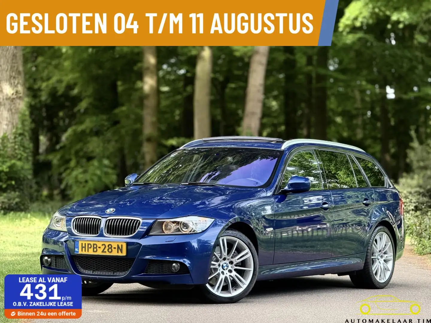 BMW 325 3-serie Touring 325xi M-Sport Edition / Youngtimer Bleu - 1