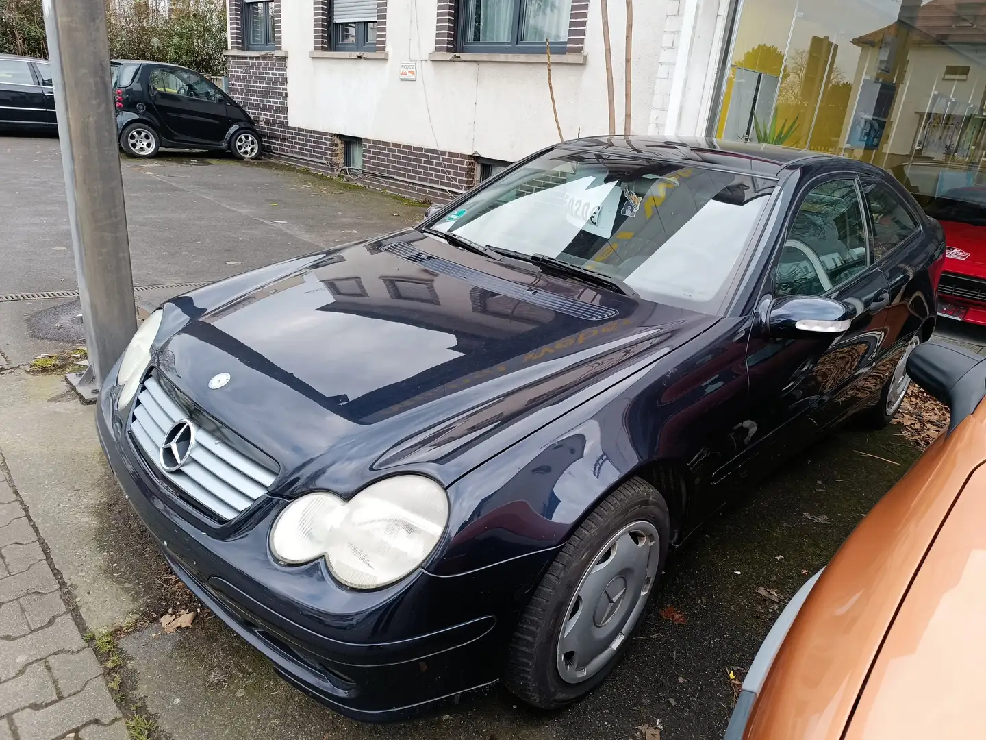 Mercedes-Benz C 180 Kompressor Sportcoupe ~ Panoramadach ~Transitblau Blauw - 2
