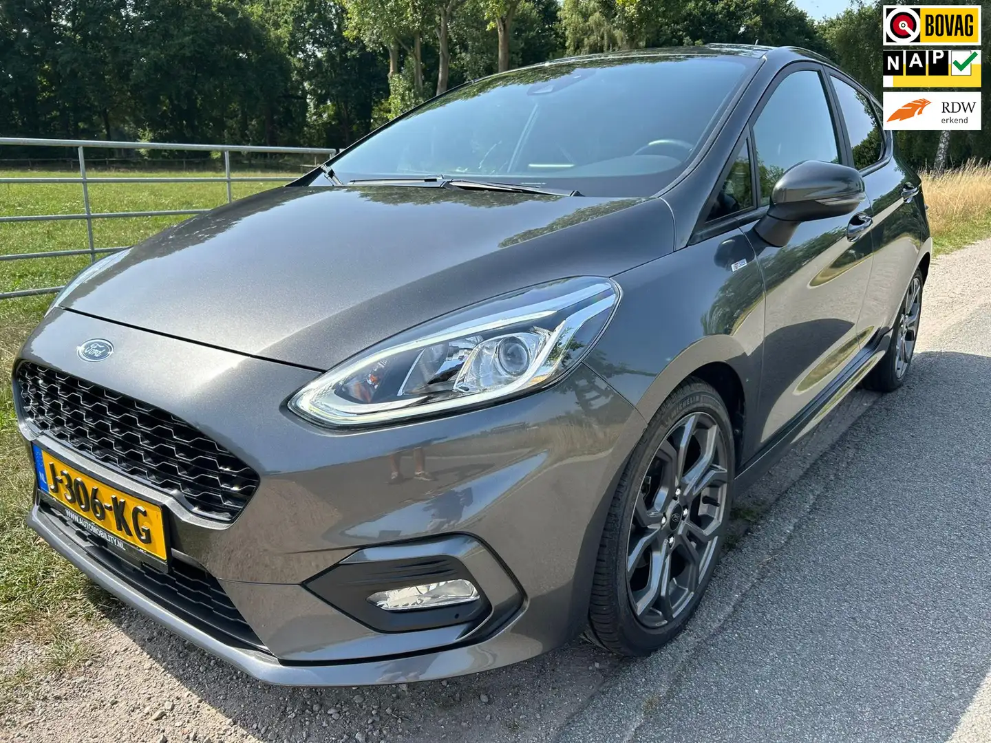 Ford Fiesta 1.0 EcoBoost ST Line 140pk prachtige staat pas 39. Grigio - 1