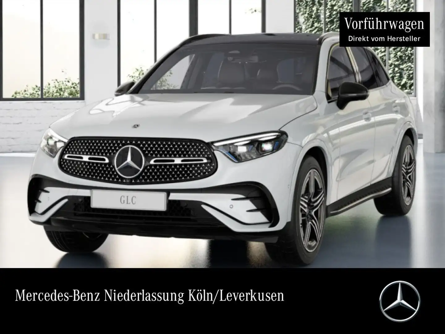Mercedes-Benz GLC 220 d 4M AMG+NIGHT+PANO+360+AHK+BURMESTER+TOTW Weiß - 1