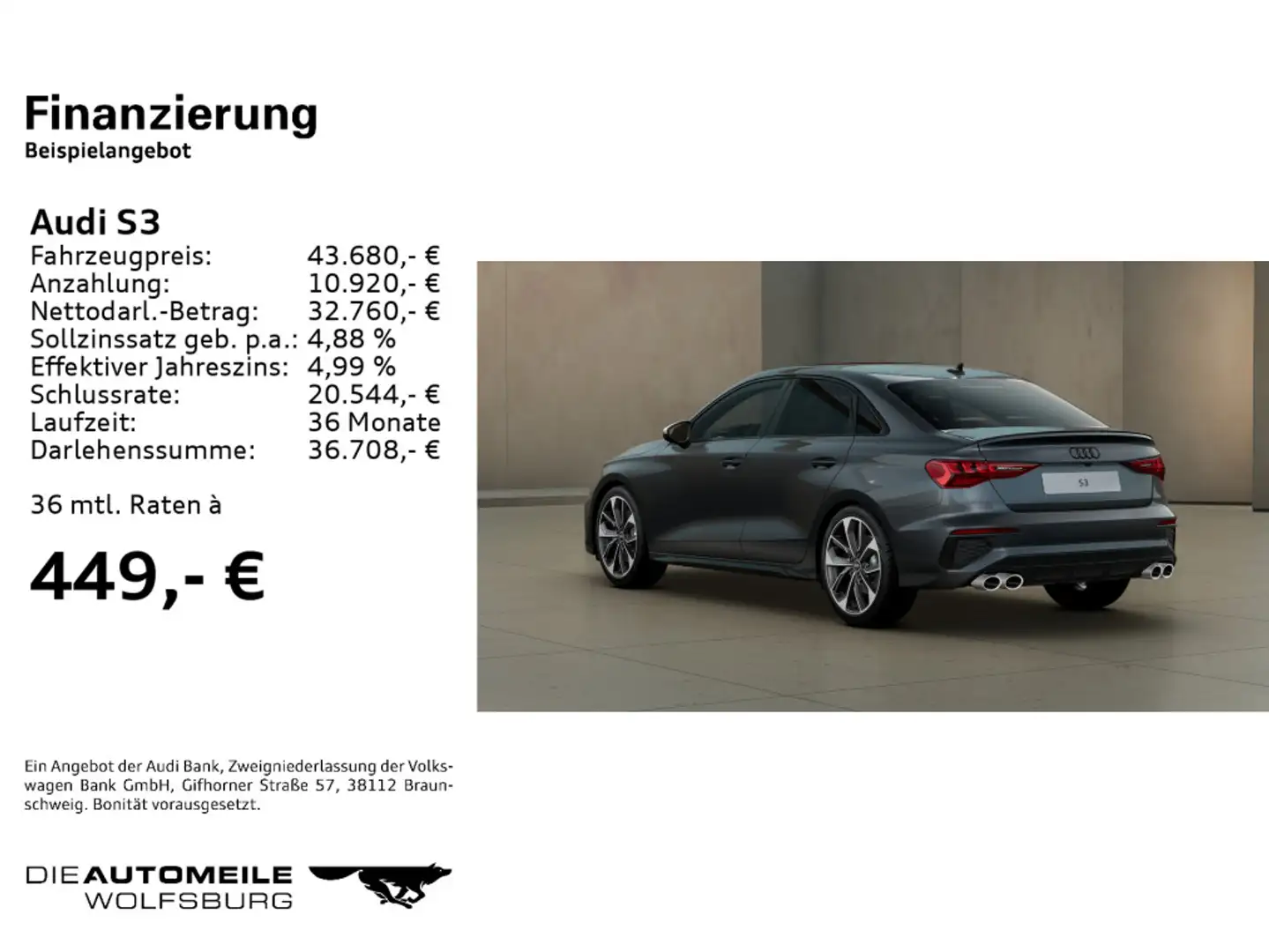 Audi S3 2.0 TFSI S-tronic quattro Pano/Rückkam/Sports Šedá - 2