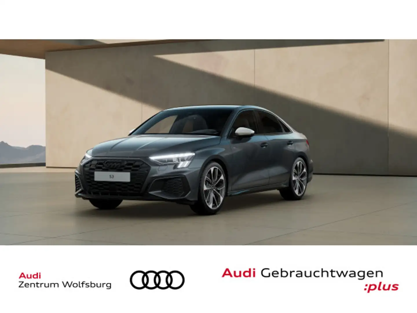 Audi S3 2.0 TFSI S-tronic quattro Pano/Rückkam/Sports Gris - 1