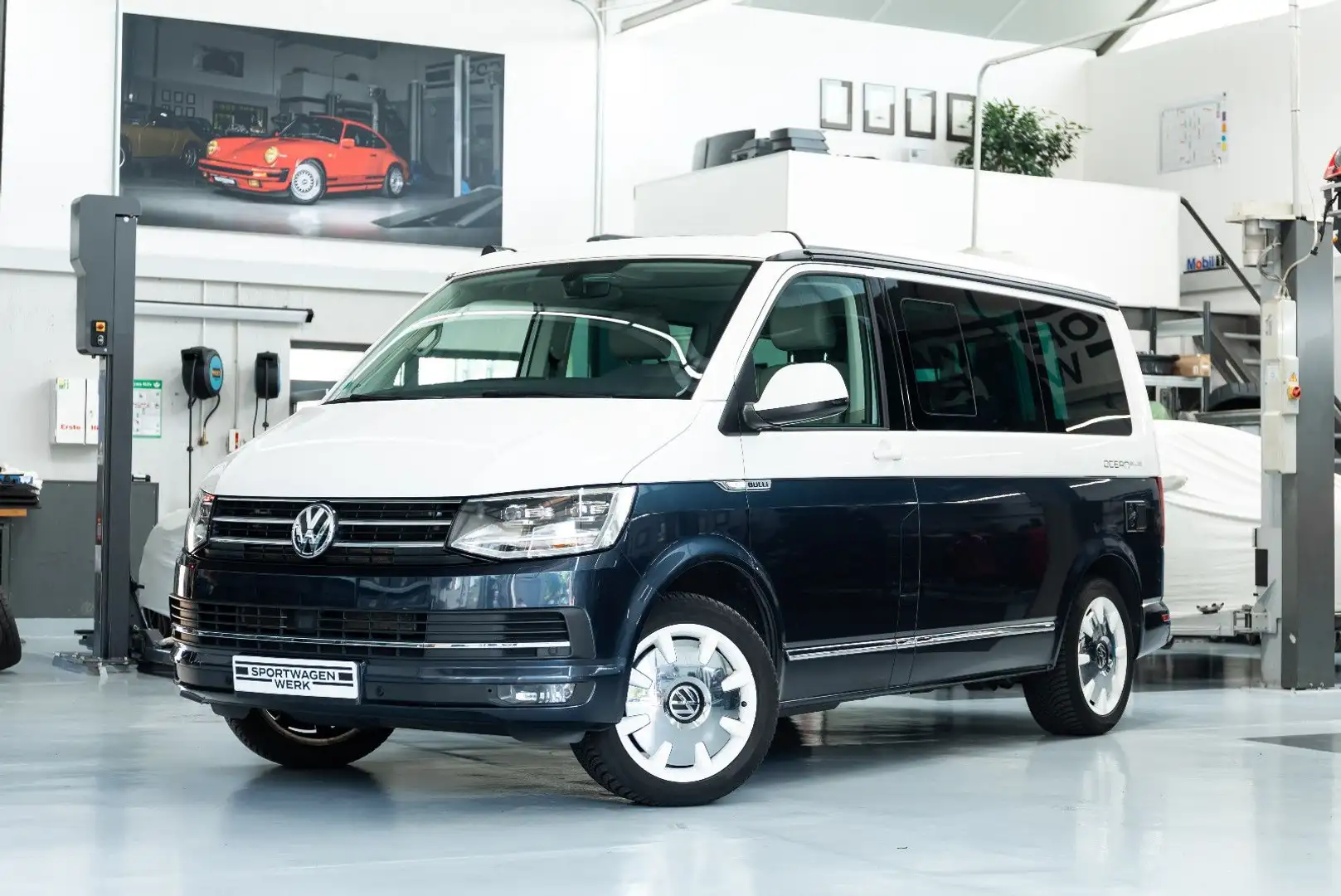Volkswagen T6 California Ocean Blue I LED I ACC I 1. Hand Blau - 1