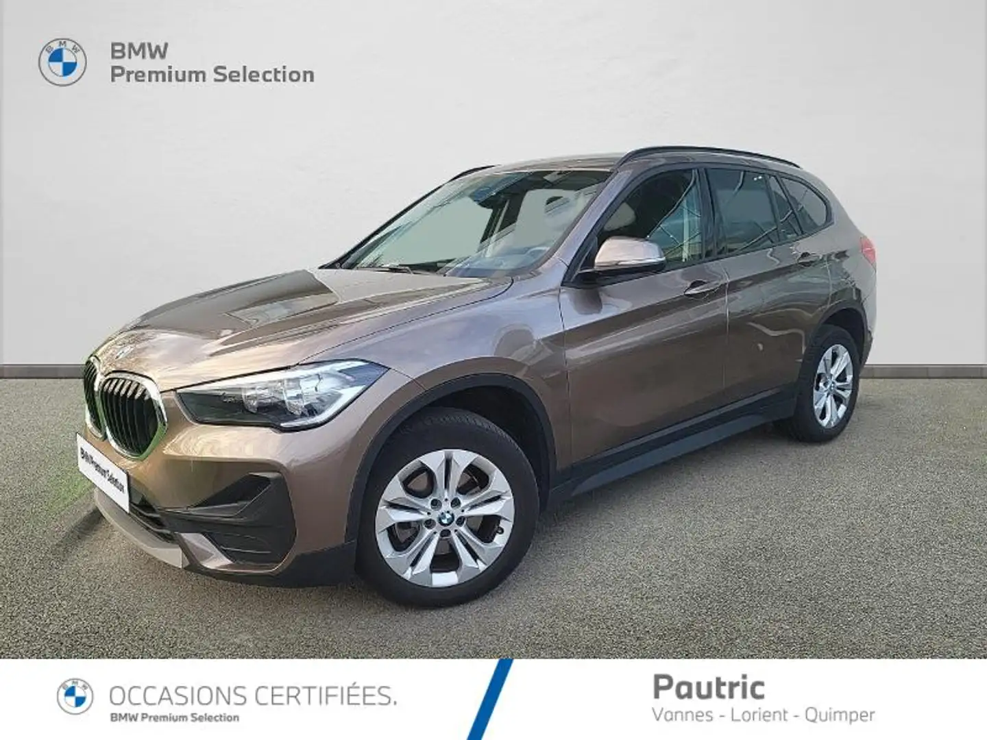 BMW X1 sDrive18d 150ch Lounge Euro6d-T Brun - 1